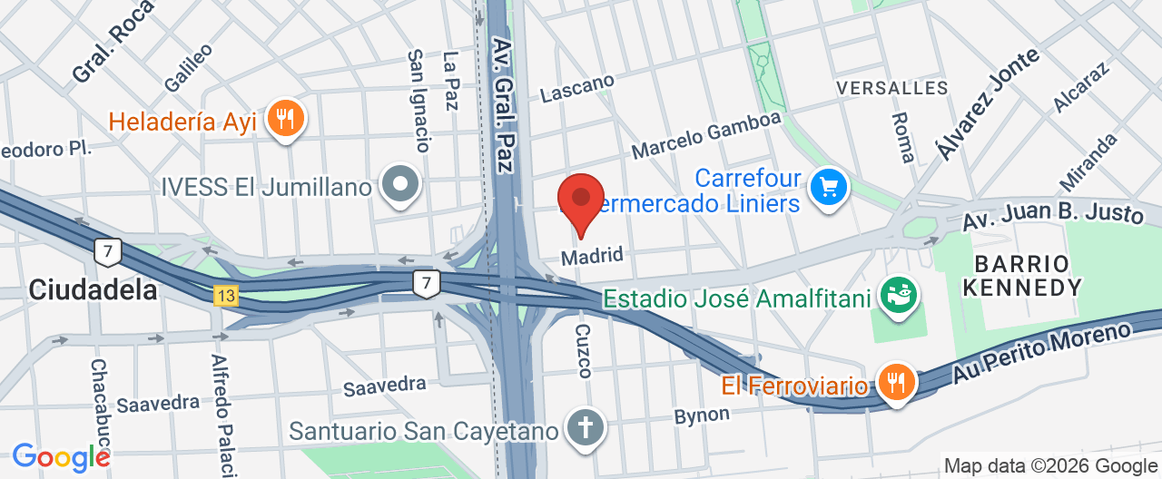 Mapa de la ubicación
