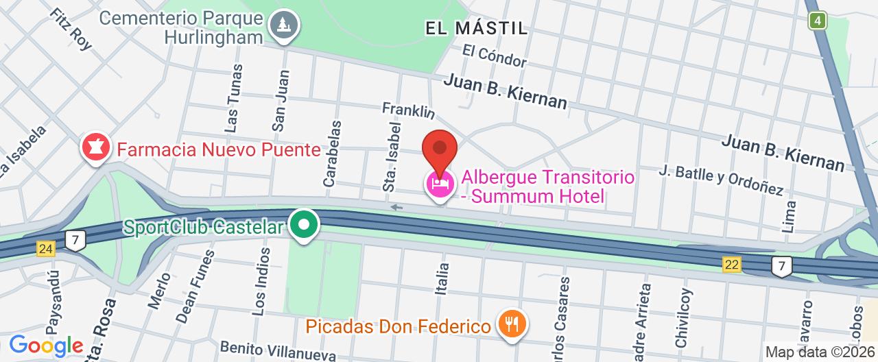 Mapa de la ubicación