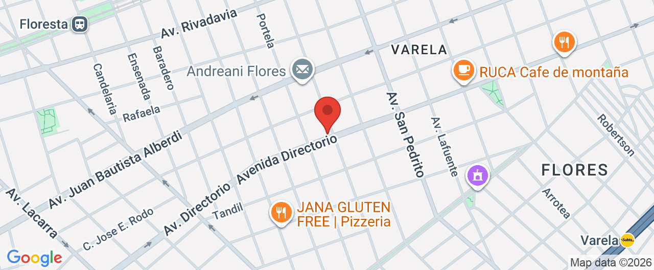 Mapa de la ubicación
