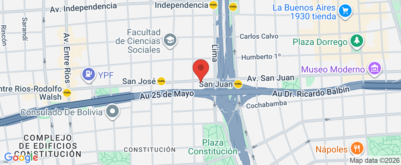 Mapa de la ubicación