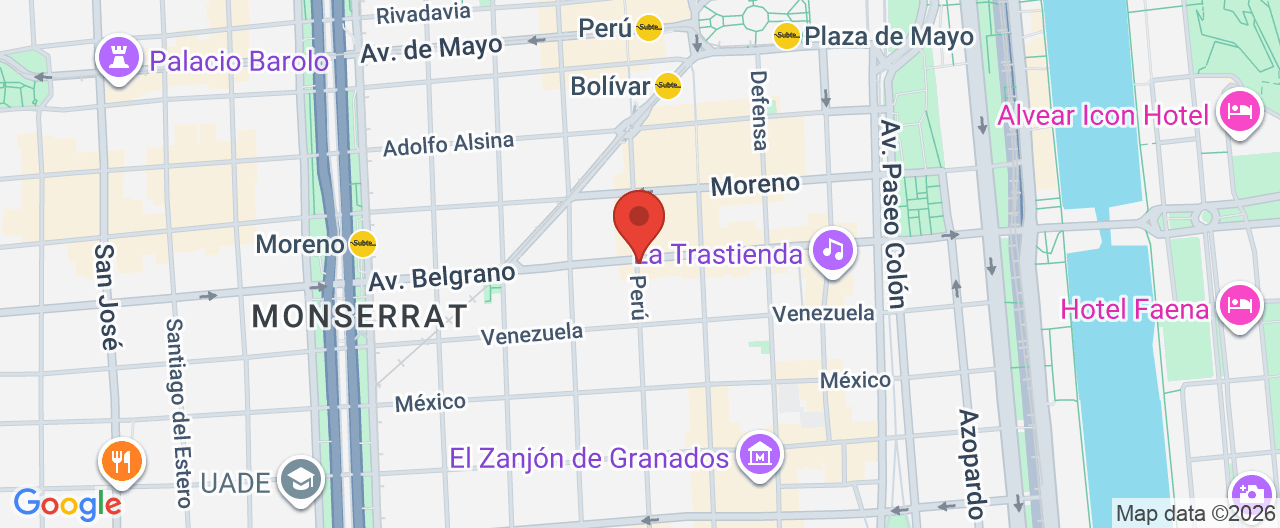 Mapa de la ubicación