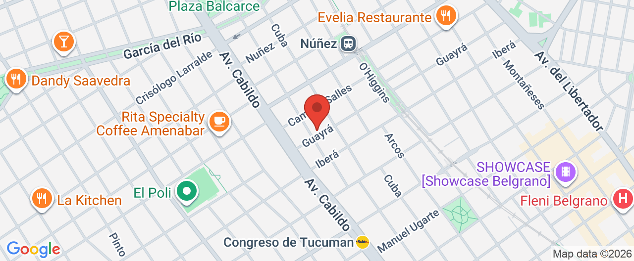 Mapa de la ubicación