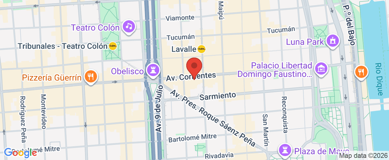 Mapa de la ubicación
