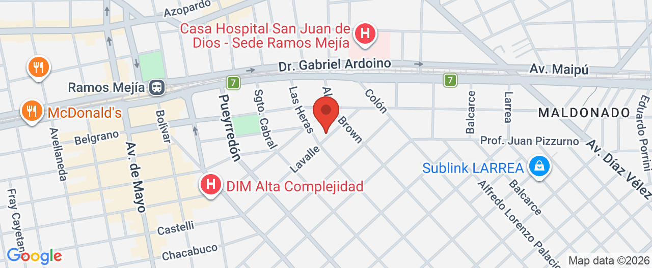 Mapa de la ubicación