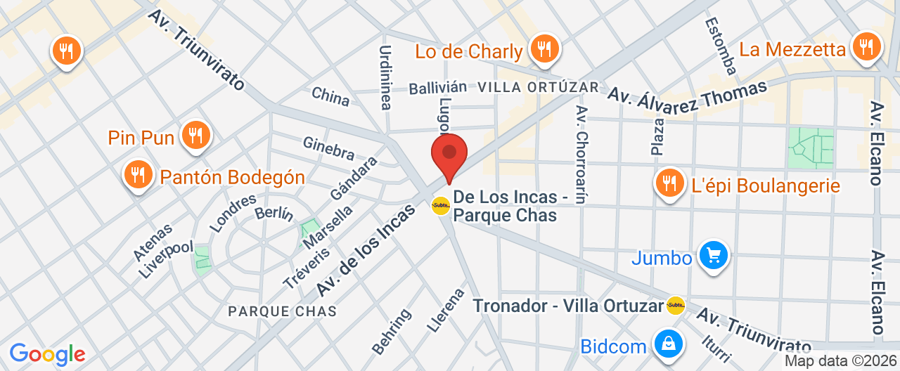 Mapa de la ubicación