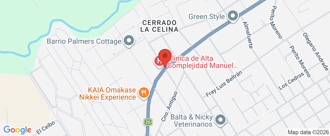 Mapa de la ubicación