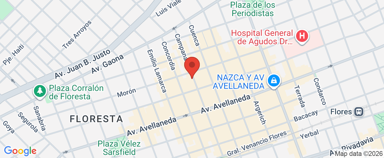 Mapa de la ubicación