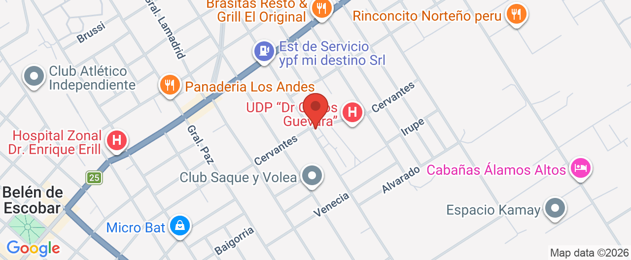Mapa de la ubicación