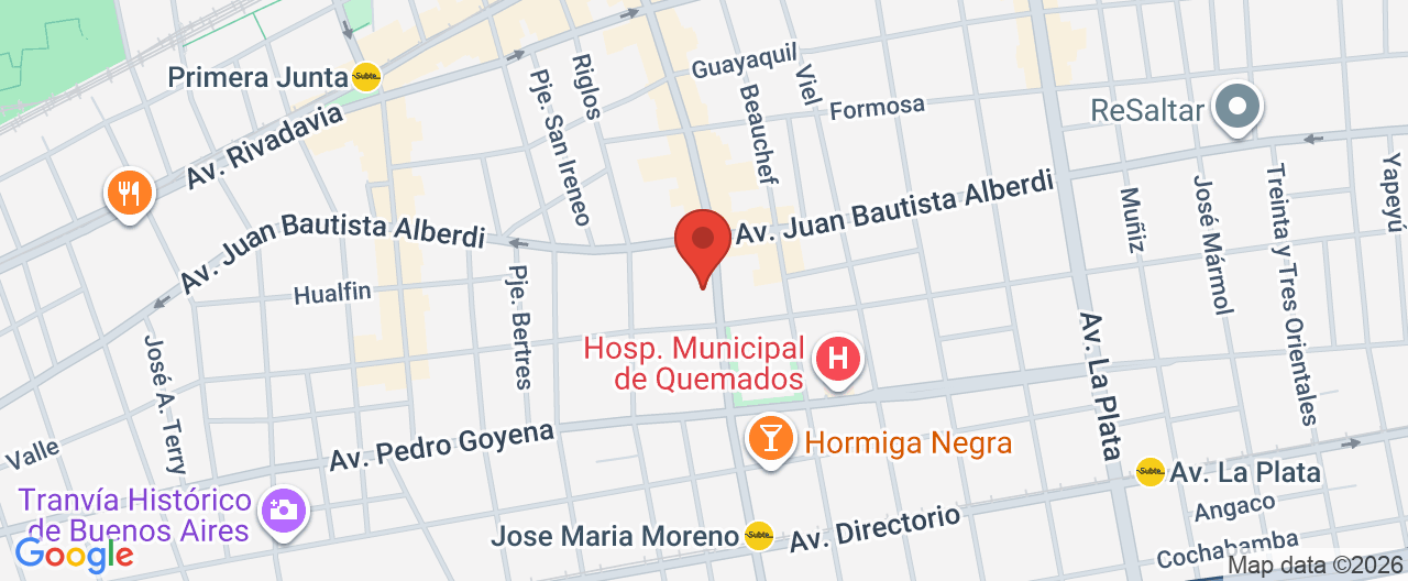Mapa de la ubicación
