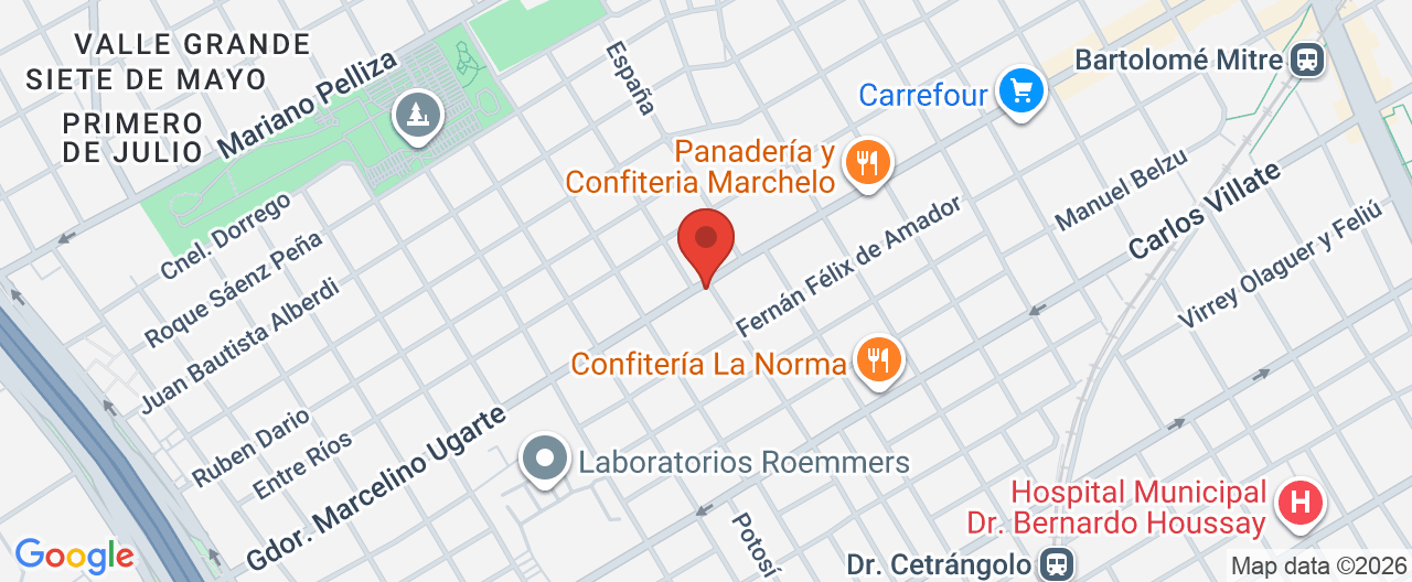 Mapa de la ubicación