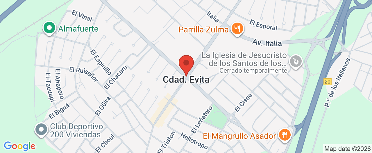 Mapa de la ubicación
