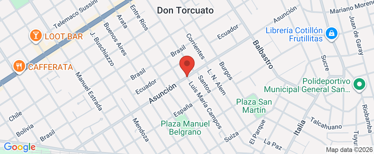 Mapa de la ubicación