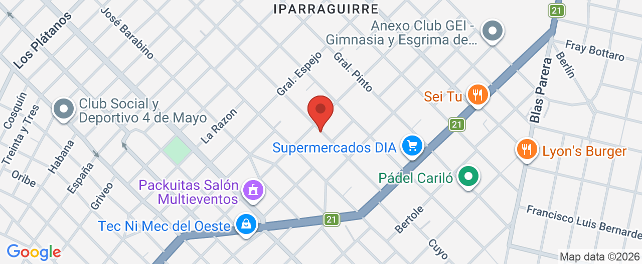 Mapa de la ubicación