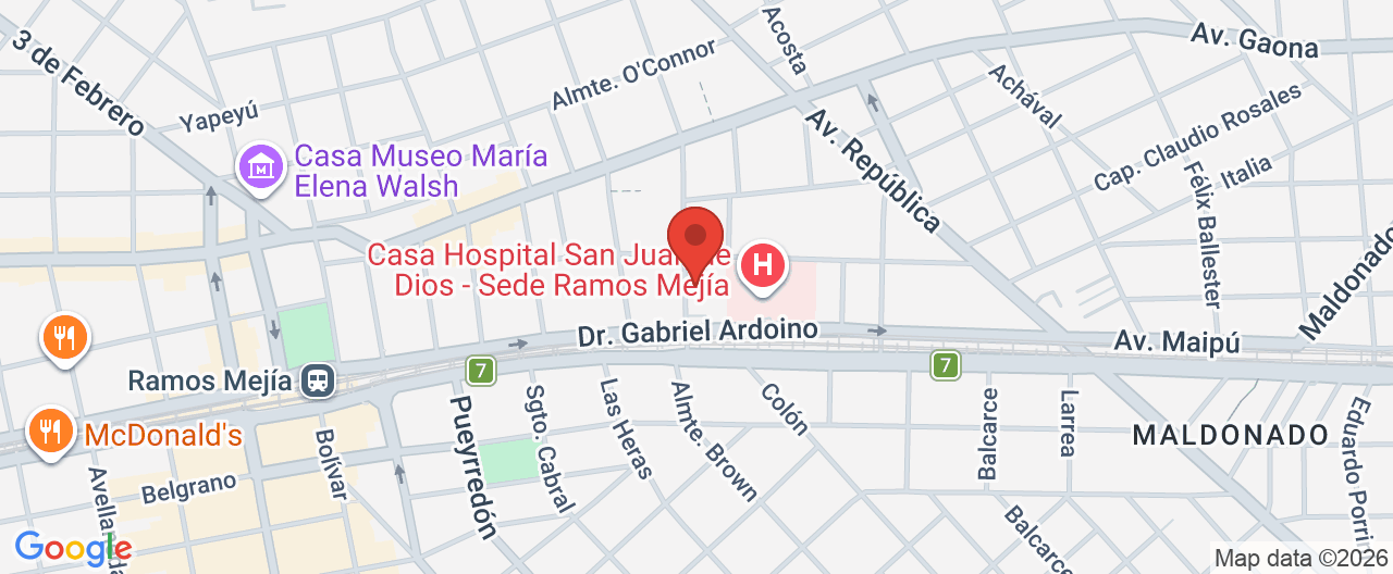 Mapa de la ubicación