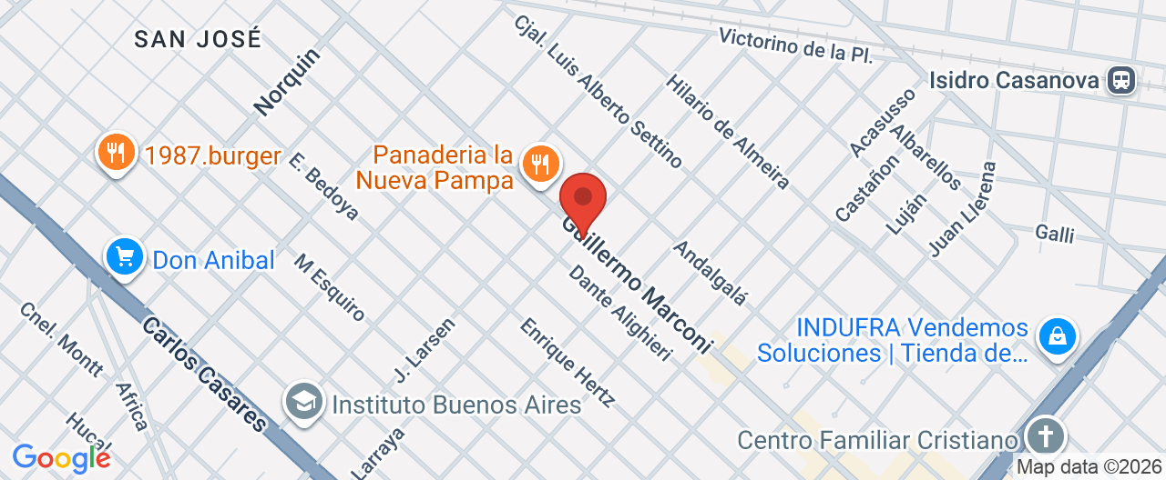 Mapa de la ubicación
