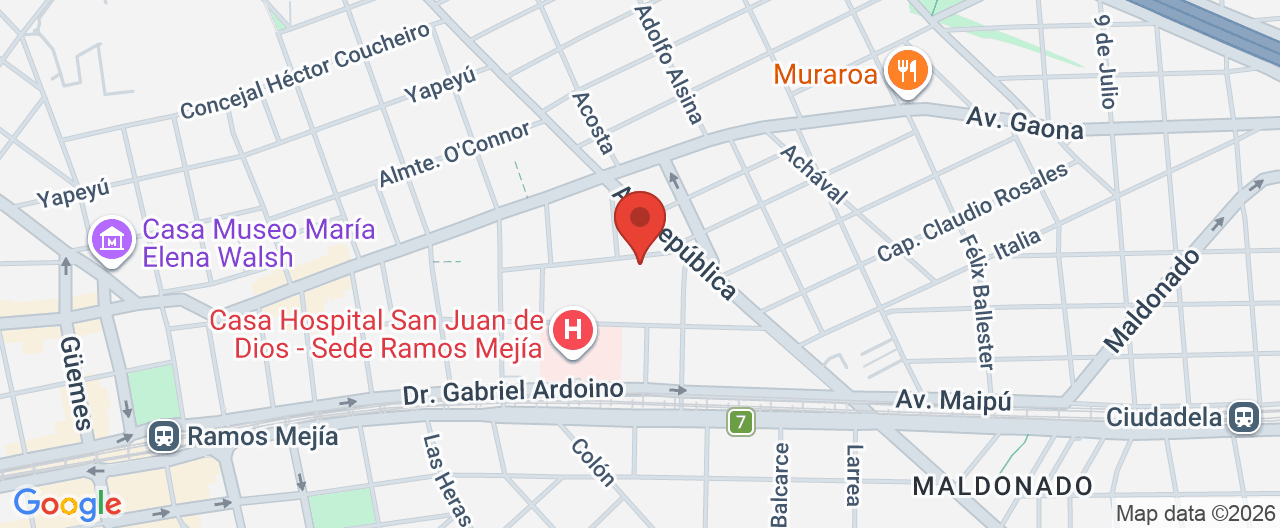 Mapa de la ubicación