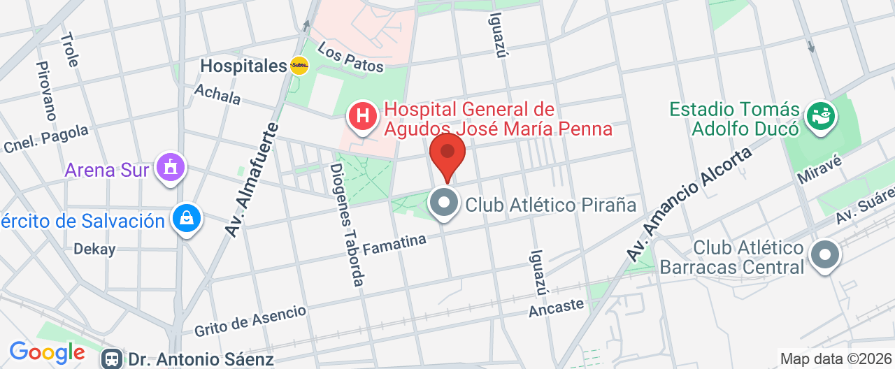 Mapa de la ubicación