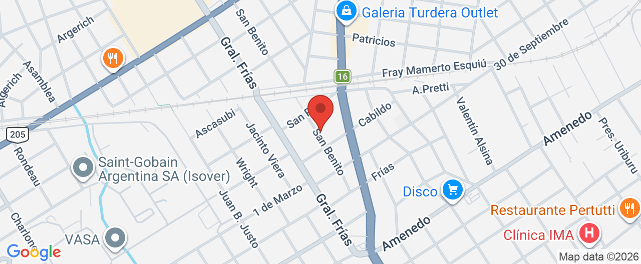 Mapa de la ubicación