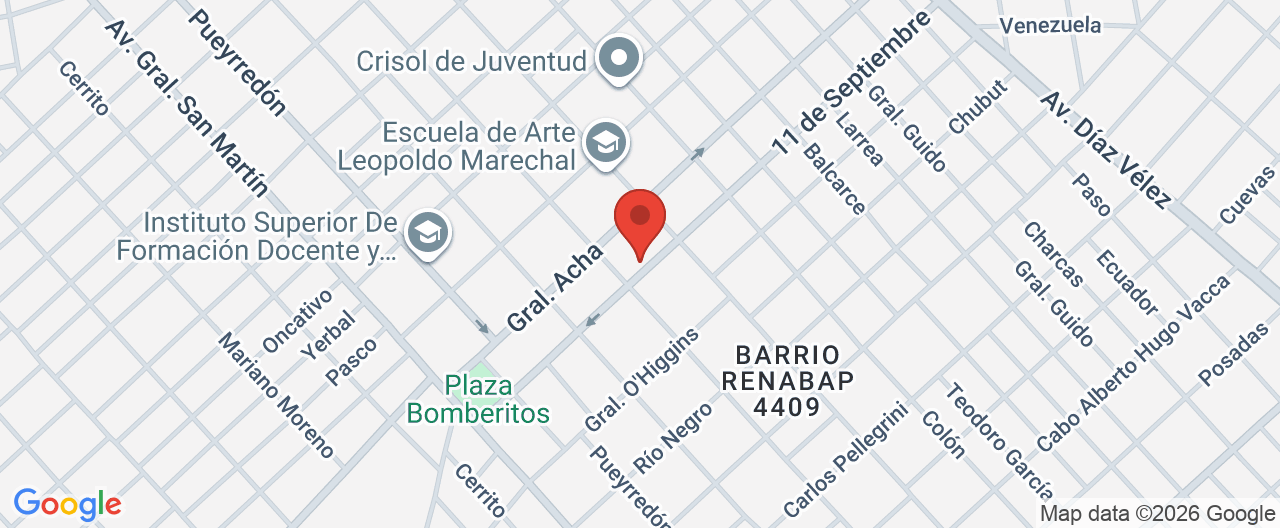 Mapa de la ubicación