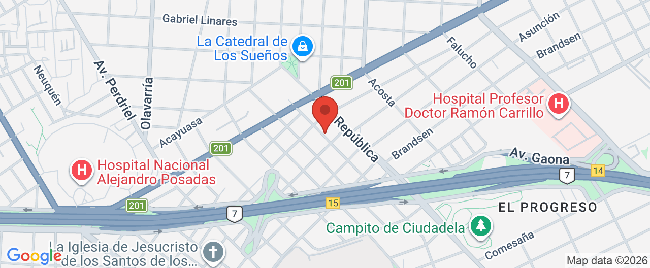 Mapa de la ubicación