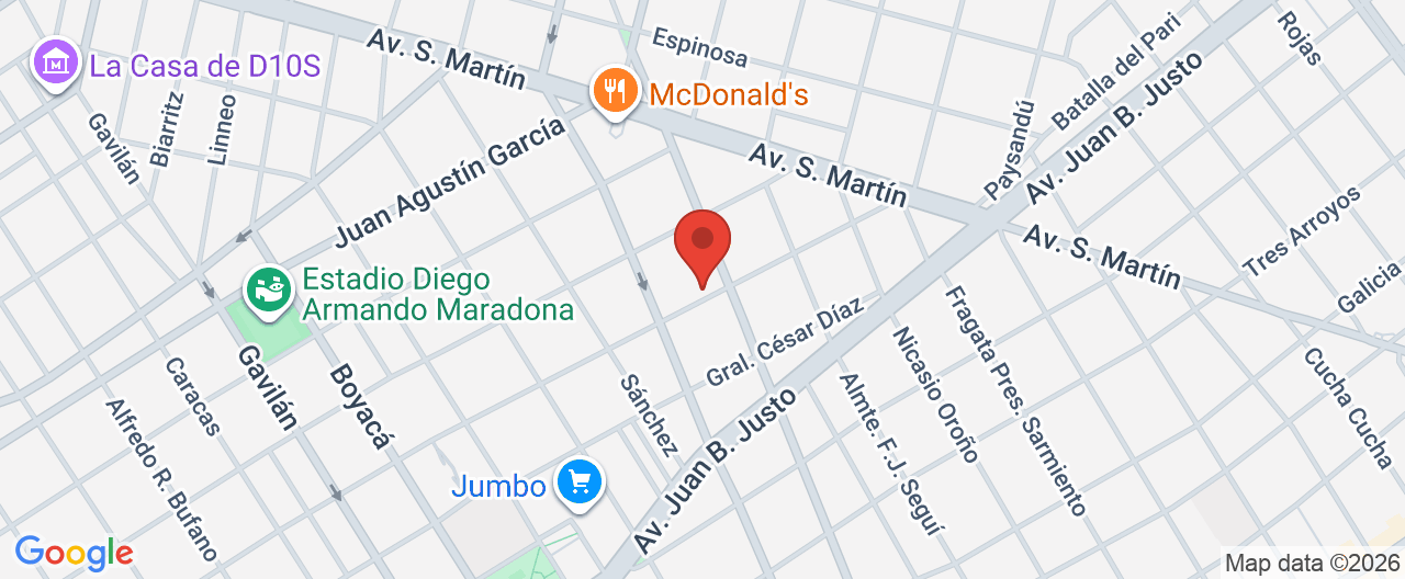 Mapa de la ubicación