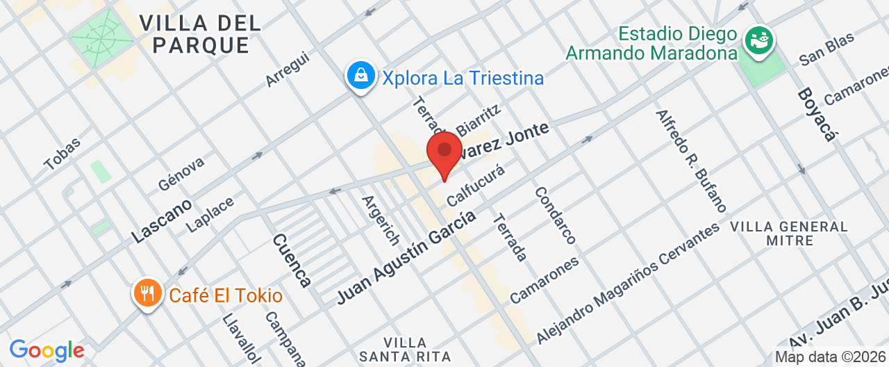 Mapa de la ubicación