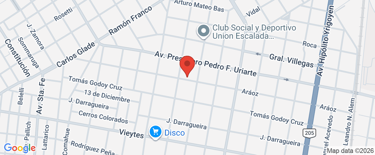 Mapa de la ubicación