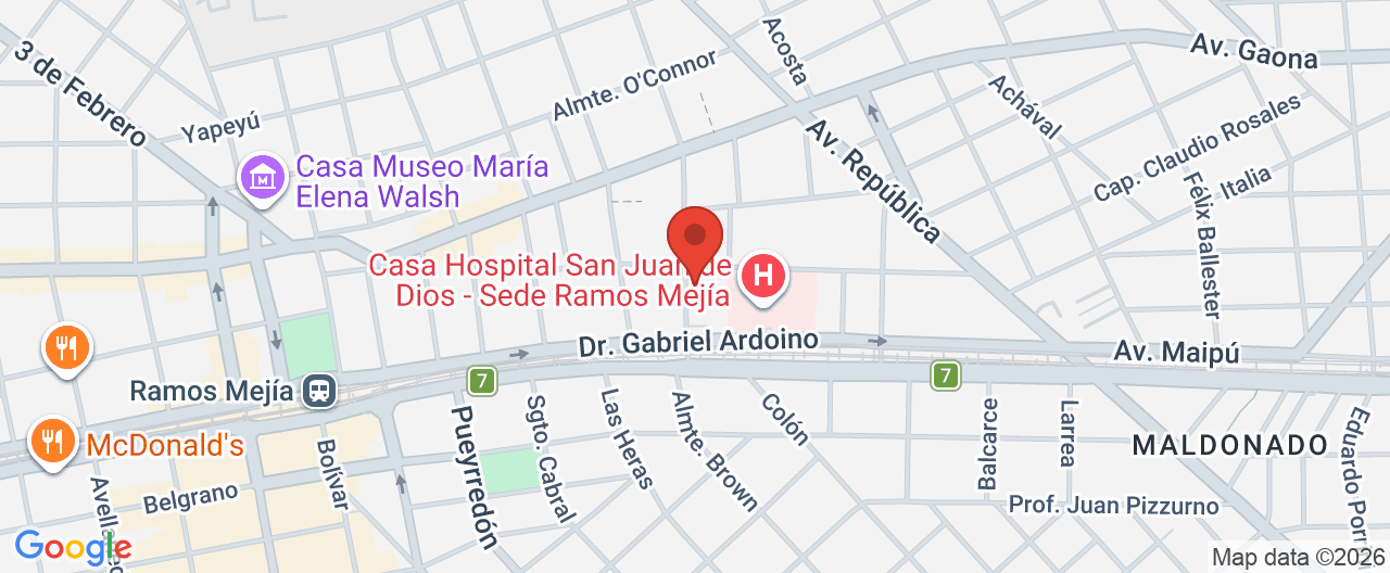Mapa de la ubicación