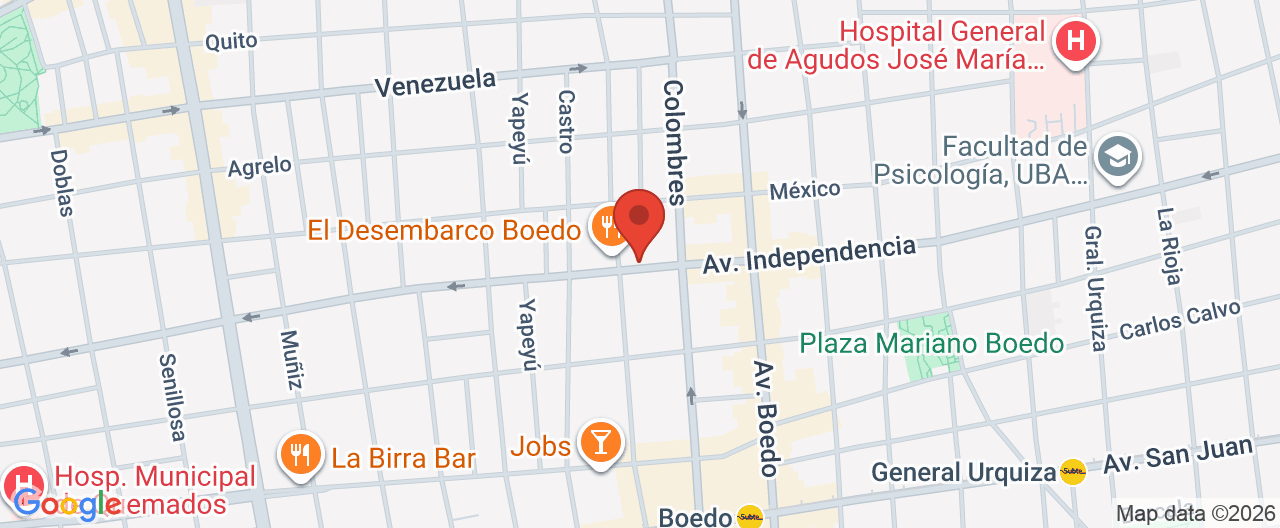 Mapa de la ubicación