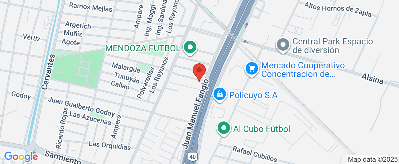 Mapa de la ubicación