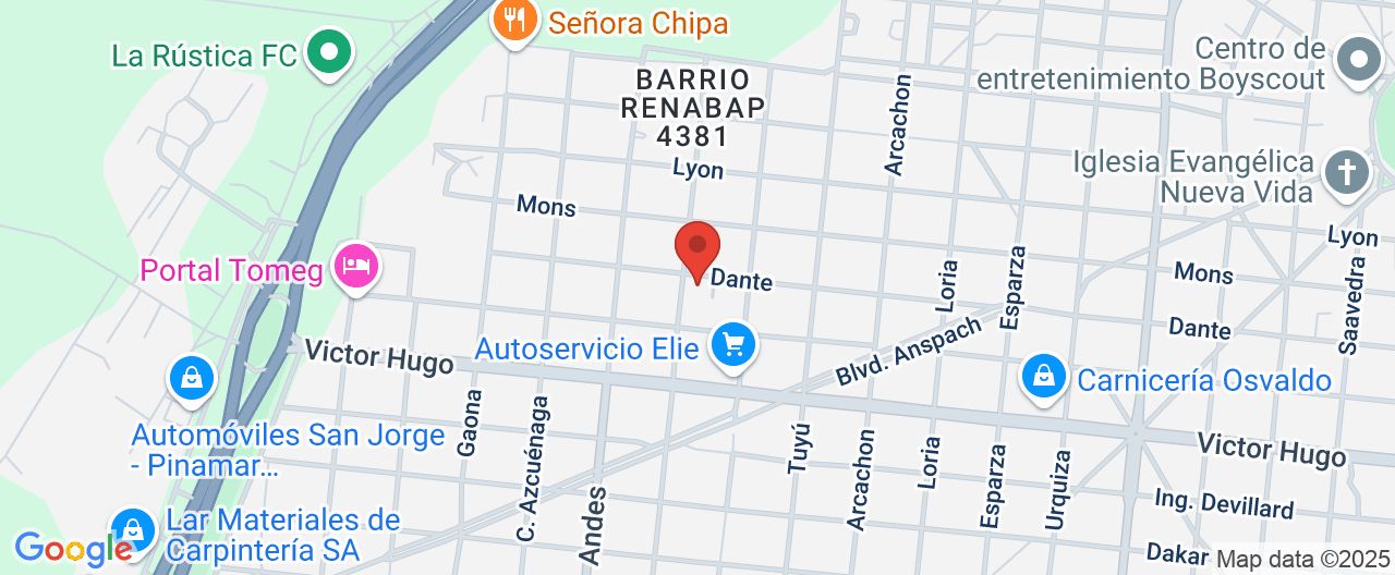 Mapa de la ubicación