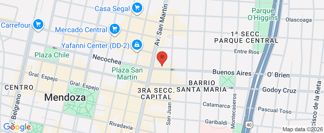 Mapa de la ubicación