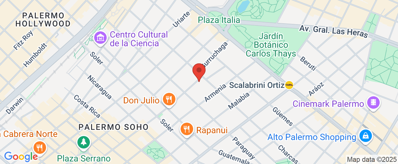 Mapa de la ubicación