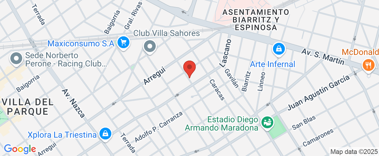 Mapa de la ubicación