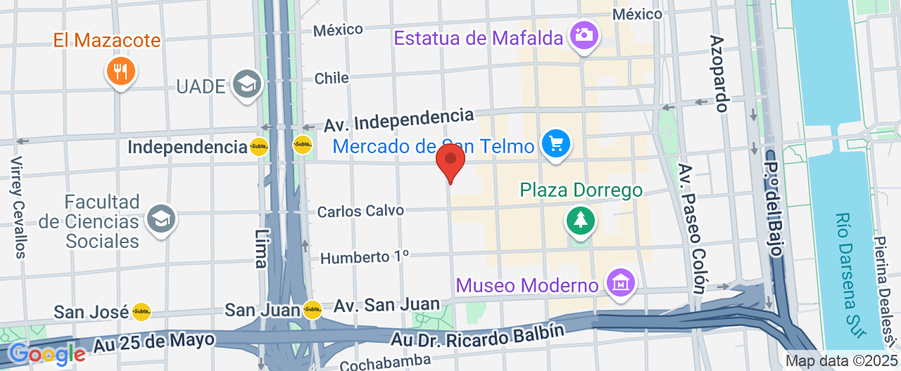 Mapa de la ubicación