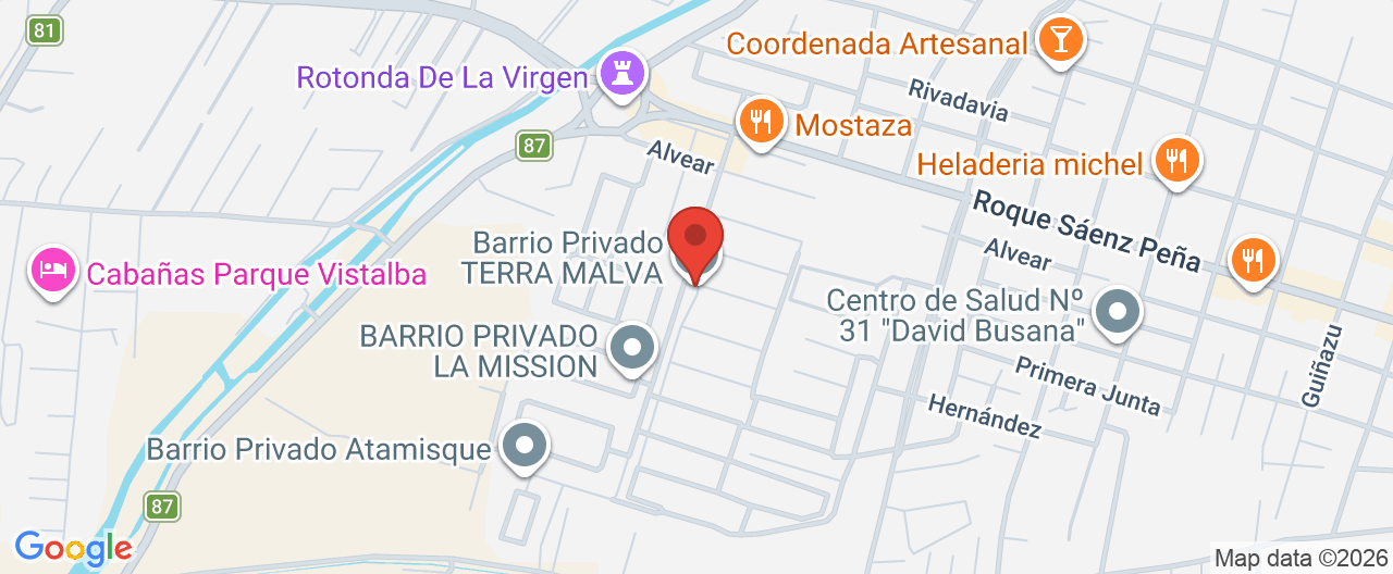 Mapa de la ubicación