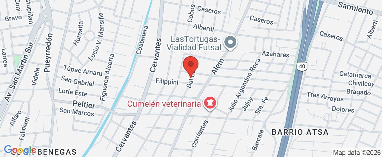 Mapa de la ubicación