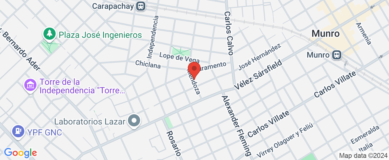 Mapa de la ubicación
