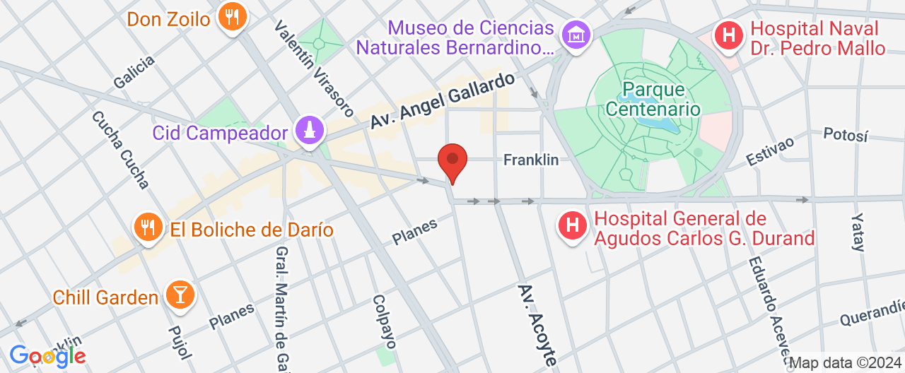Mapa de la ubicación