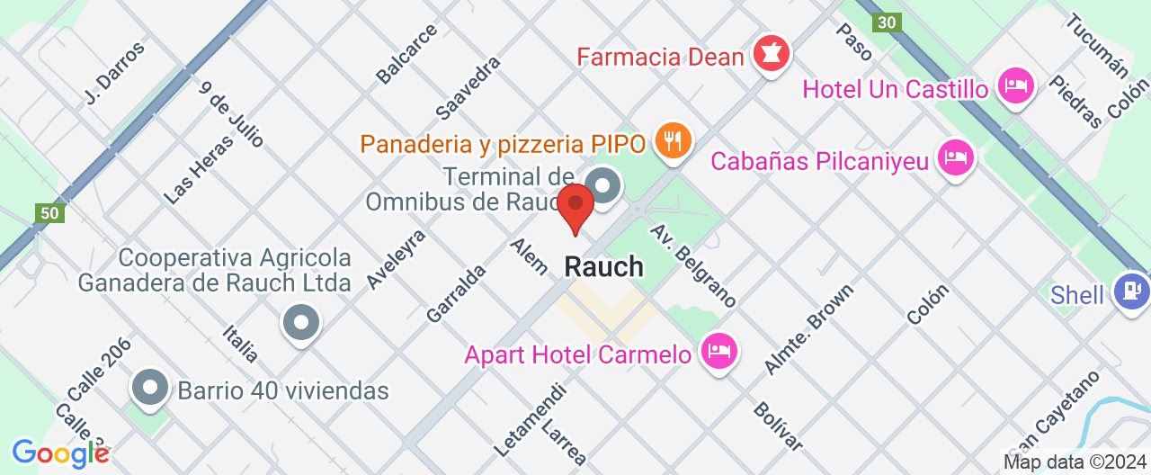 Mapa de la ubicación