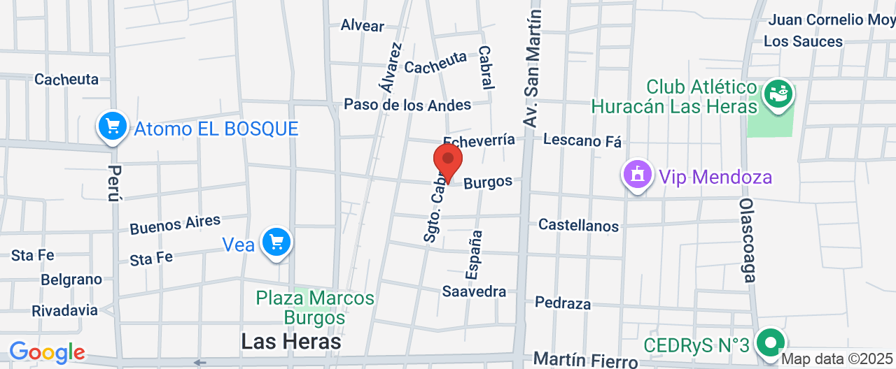 Mapa de la ubicación