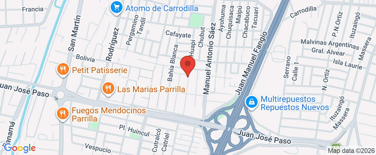 Mapa de la ubicación