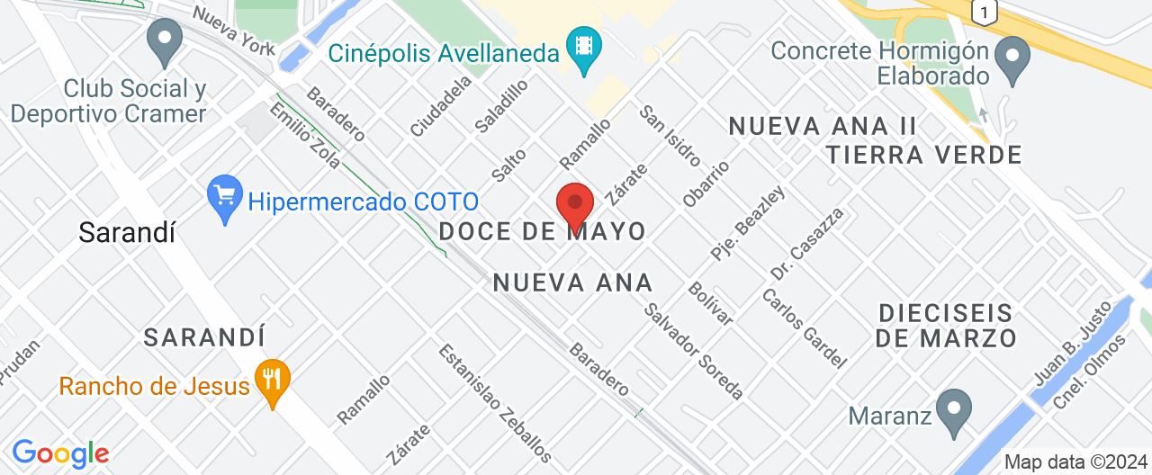 Mapa de la ubicación