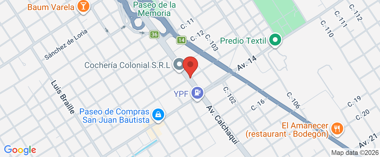 Mapa de la ubicación