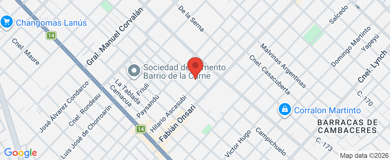 Mapa de la ubicación