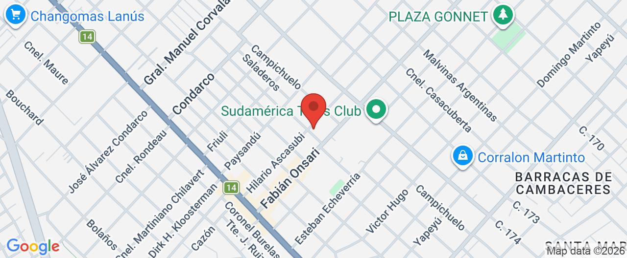 Mapa de la ubicación