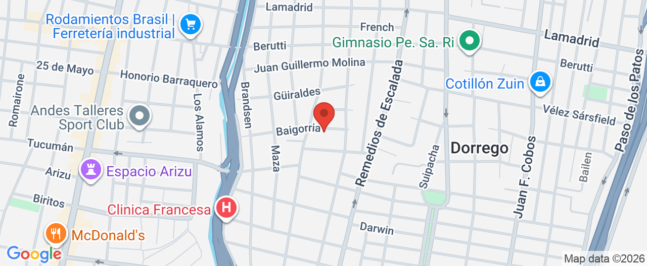 Mapa de la ubicación