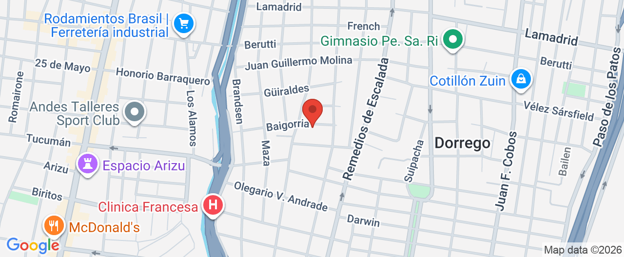 Mapa de la ubicación