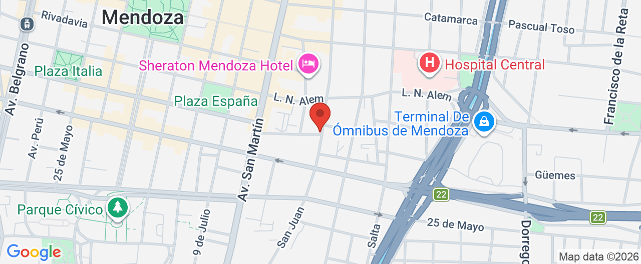 Mapa de la ubicación