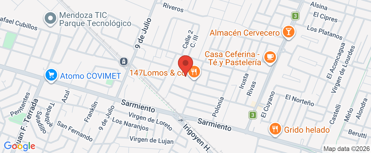 Mapa de la ubicación